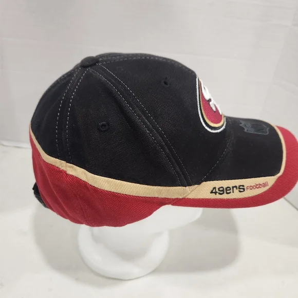 Vintage San Francisco 49ers Reebok NFL Adjustable Hat Cap 90s Cotton Mint - Picture 2 of 9